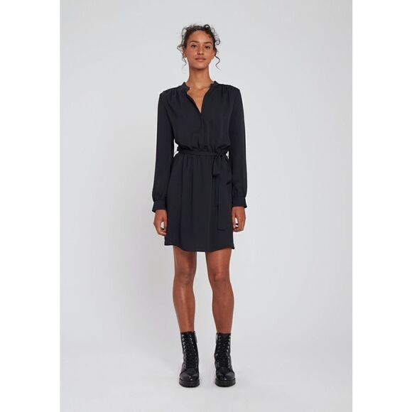 New. Joie silk belted shirt dress. - Picture 5 of 16